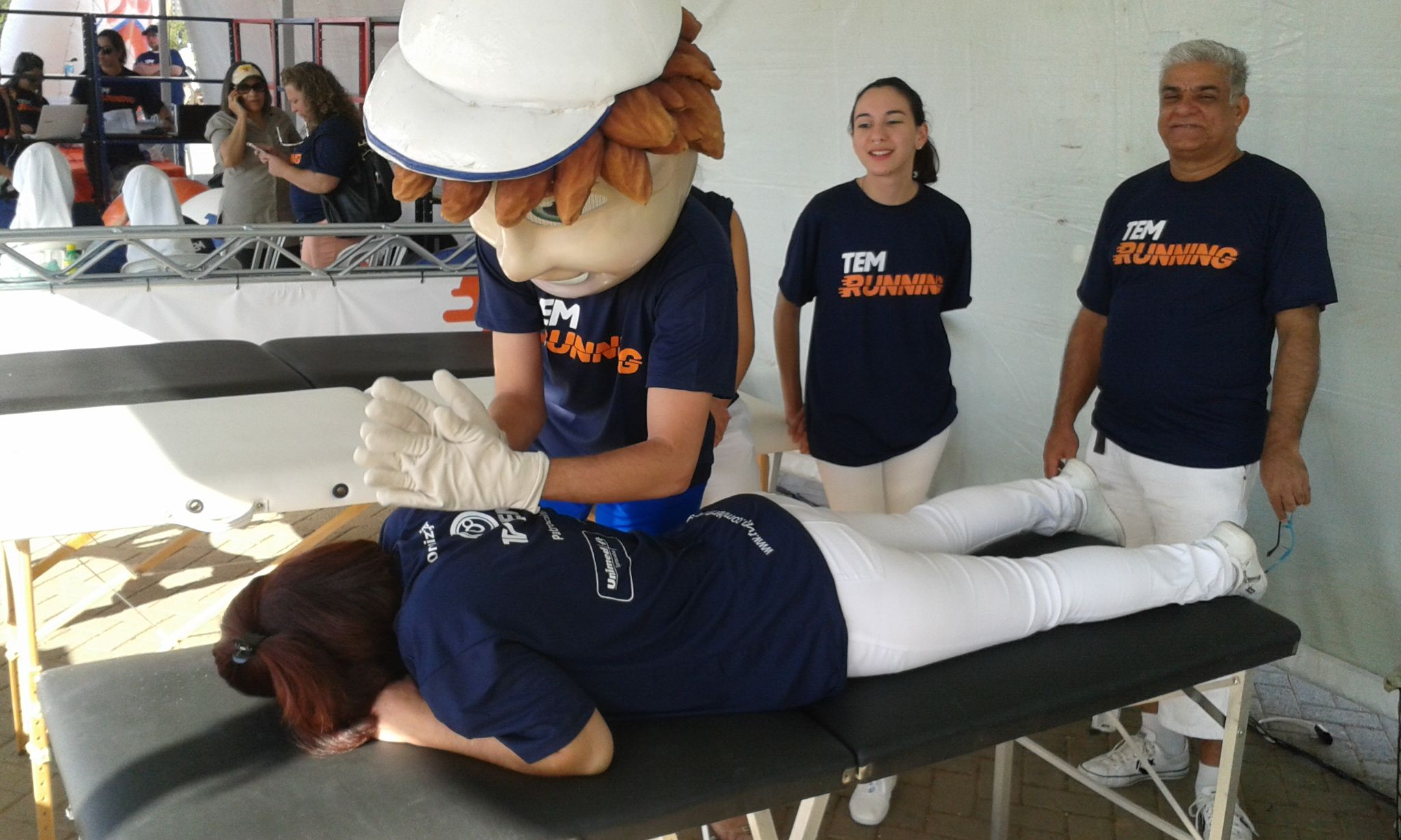 Quick Massage no evento Tem Running